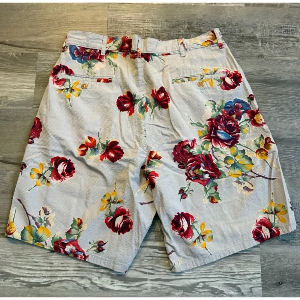 Vintage Polo by Ralph Lauren Floral Print Shorts – Made in USA